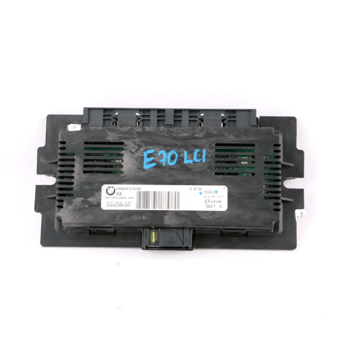 BMW X5 Series E70 Footwell Light Control Module Unit Lear FRM3R VDM - SKU 9230432 - Part number 9230432
