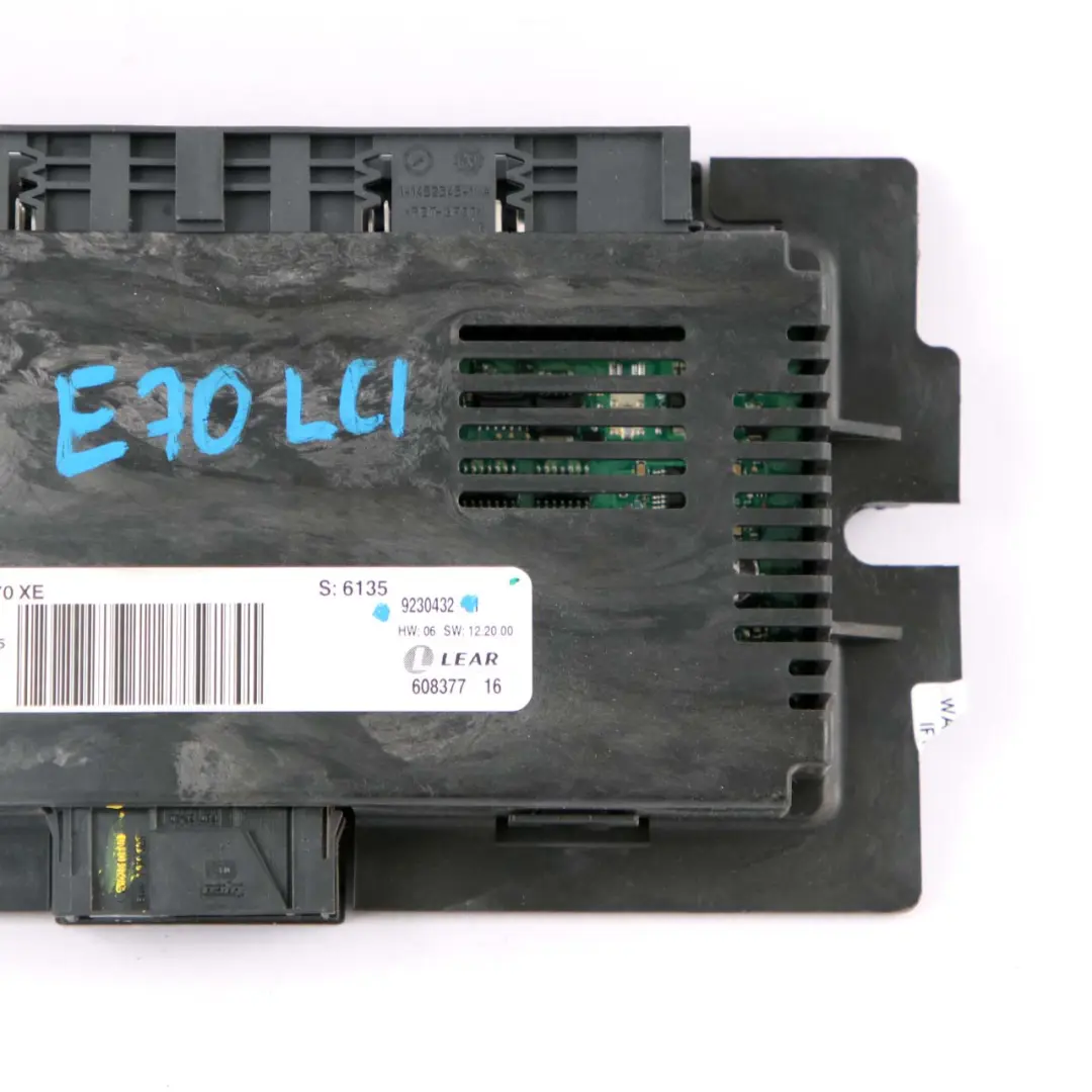 BMW X5 E70 Module De Commande D'Éclairage De Plancher Lear FRM3R VDM - SKU 9230432 - Numéro de pièce 9230432