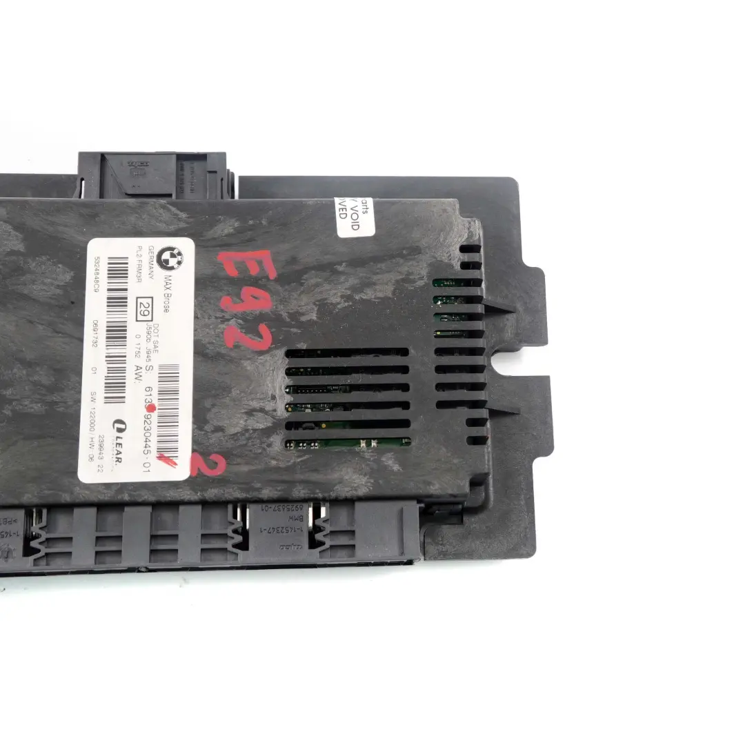 BMW 3 Series E92 Footwell Light Control Module Max Brose Lear FRM3R PL2 - SKU 9230445-2 - Part number 9230445