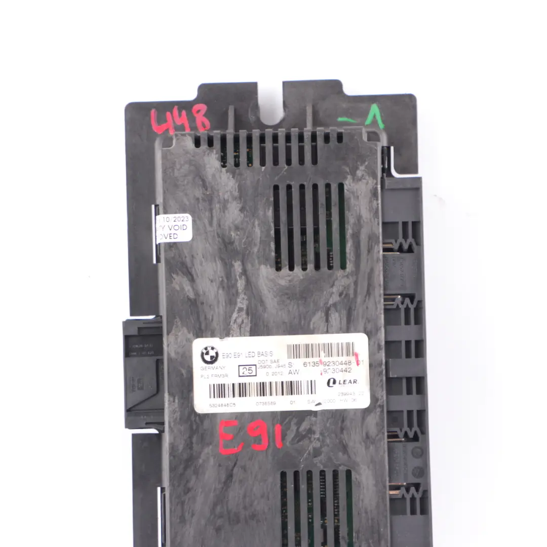 BMW E91 Footwell Light Control Module LED Basis PL2 FRM3R Lear Unit - SKU 9230448-1 - Part number 9230448