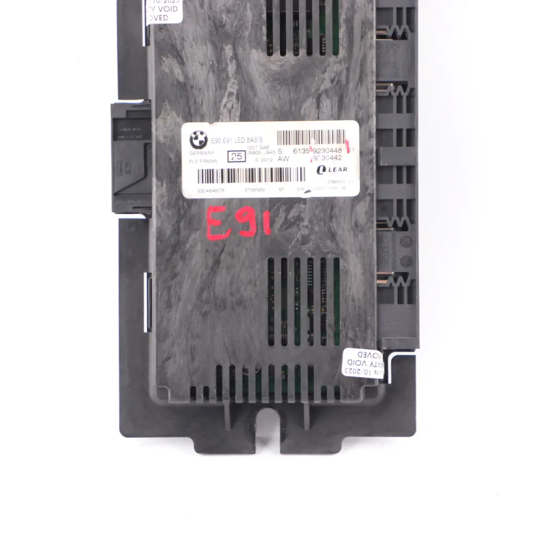 BMW E91 Footwell Light Control Module LED Basis PL2 FRM3R Lear Unit - SKU 9230448-1 - Part number 9230448