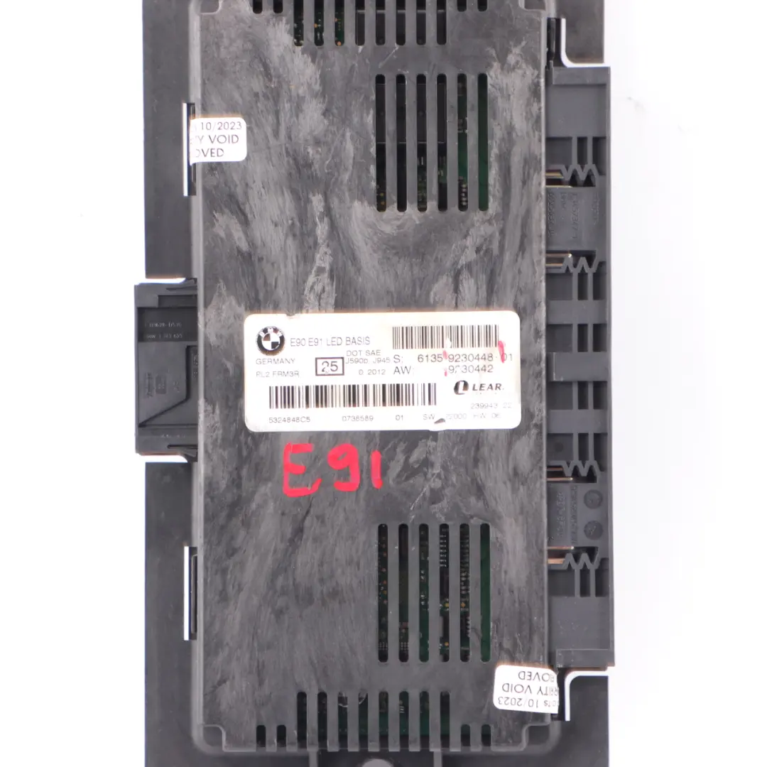 Footwell Light Control Module LED Basis PL2 FRM3R Lear Unit to BMW E91 with Part number 9230448 BMW E91 Footwell Light Control Module LED Basis PL2 FRM3R Lear Unit - SKU 9230448-1 - Part number 9230448