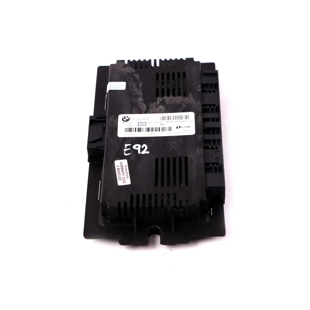 Footwell Light Control Module Lear FRM3R PL2 to BMW 3 Series E92 Coupe with Part number 9230450 BMW 3 Series E92 Coupe Footwell Light Control Module Lear FRM3R PL2 - SKU 9230450 - Part number 9230450