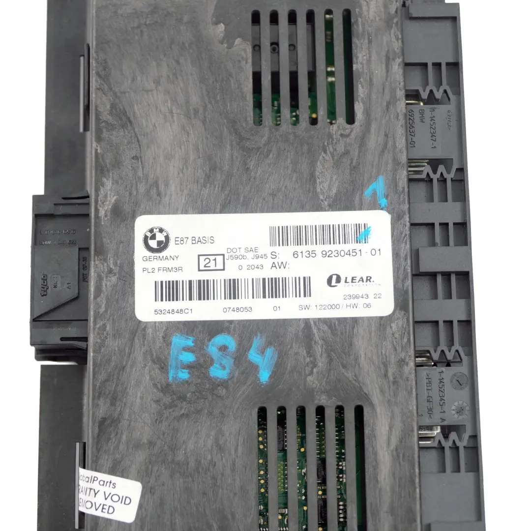 Moduł sterownik świateł do BMW E84 X1 o numerze 9230451 BMW E84 X1 Moduł sterownik świateł - SKU 9230451-1 - Numer Części 9230451