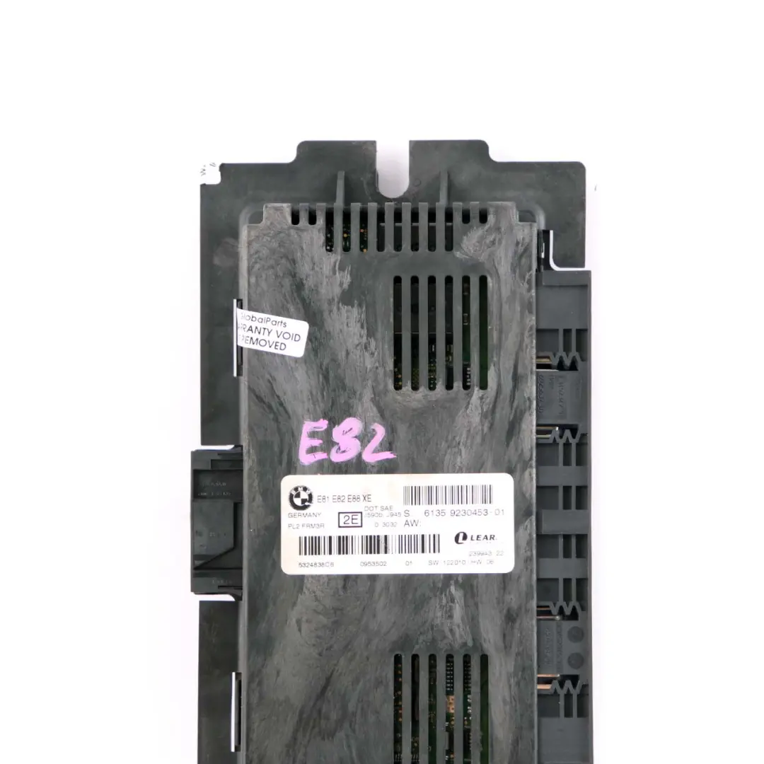 Footwell Light Control Unit Module ECU Lear FRM3R PL2 to BMW E82 with Part number 9230453 BMW E82 Footwell Light Control Unit Module ECU Lear FRM3R PL2 - SKU 9230453 - Part number 9230453