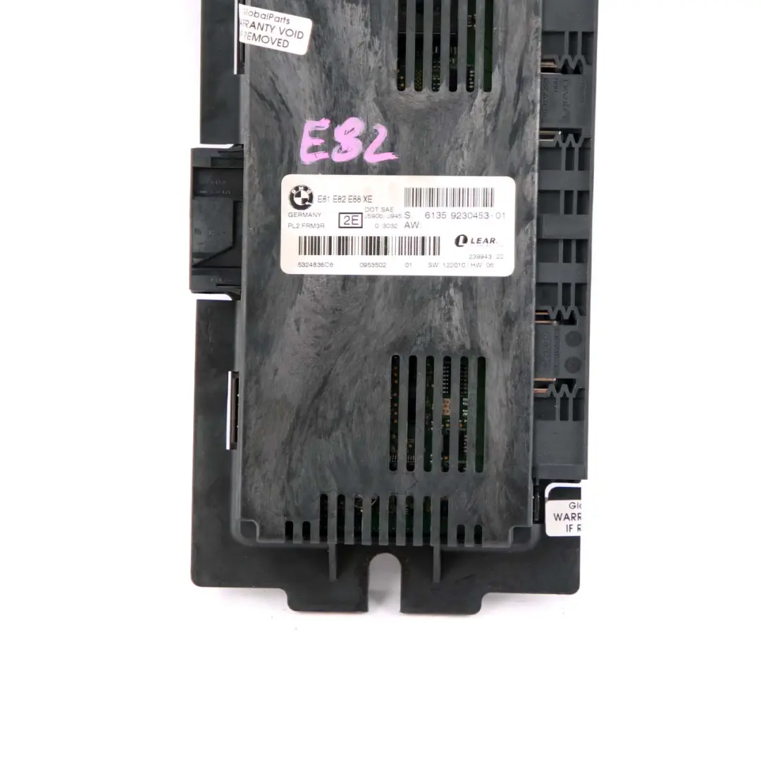 Footwell Light Control Unit Module ECU Lear FRM3R PL2 to BMW E82 with Part number 9230453 BMW E82 Footwell Light Control Unit Module ECU Lear FRM3R PL2 - SKU 9230453 - Part number 9230453