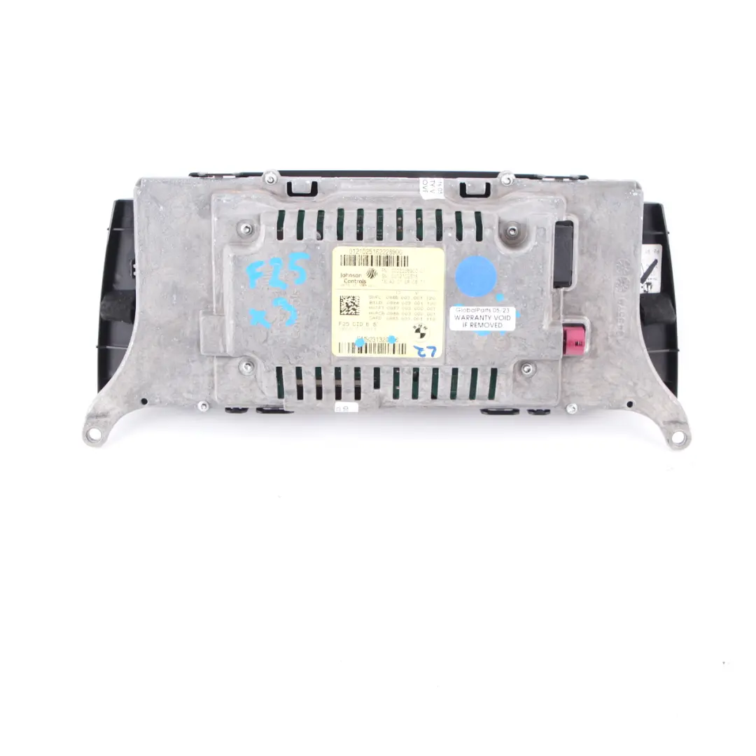 BMW X3 F25 X4 F26 Onboard Zentralan Zeige Bildschirm 9231321 - SKU 9231320 - Teilenummer 9231320
