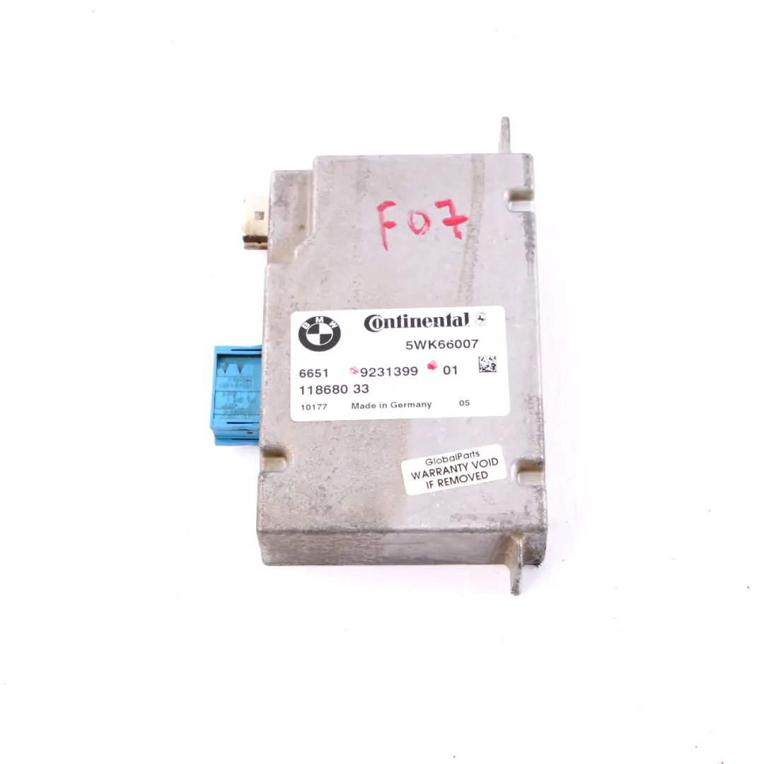  Kamera Modul BMW F01 F07 F10 F11 Basierend Unterstützen Systeme Einheit - SKU 9231399 - Teilenummer 9231399