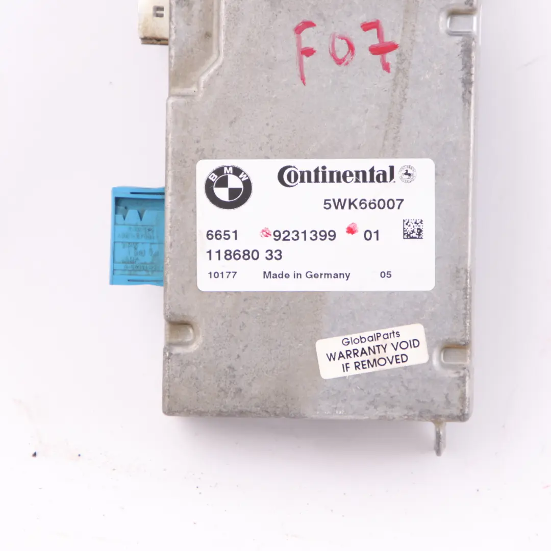  Kamera Modul BMW F01 F07 F10 F11 Basierend Unterstützen Systeme Einheit - SKU 9231399 - Teilenummer 9231399