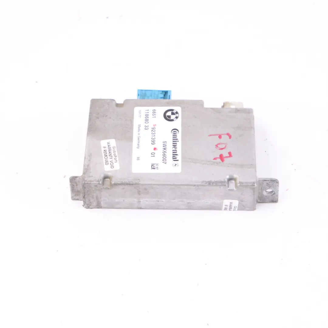  Modulo telecamera BMW F01 F07 F10 F11 Unità sistemi assistenza basati - SKU 9231399 - Numero di parte 9231399