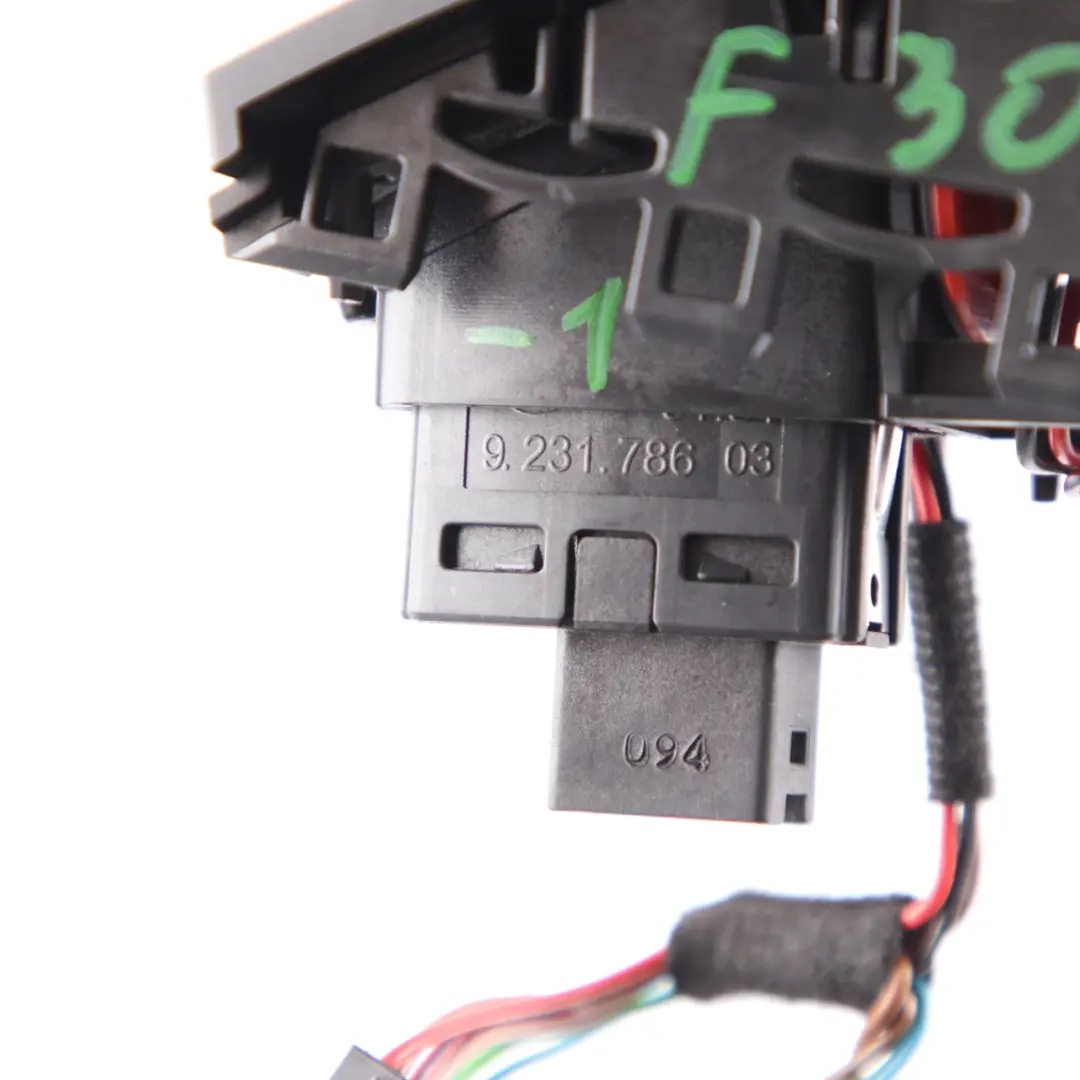  Hazard Switch BMW F20 F22 F30 F31 Door Central Locking System Button - SKU 9231786-1 - Part number 9231786