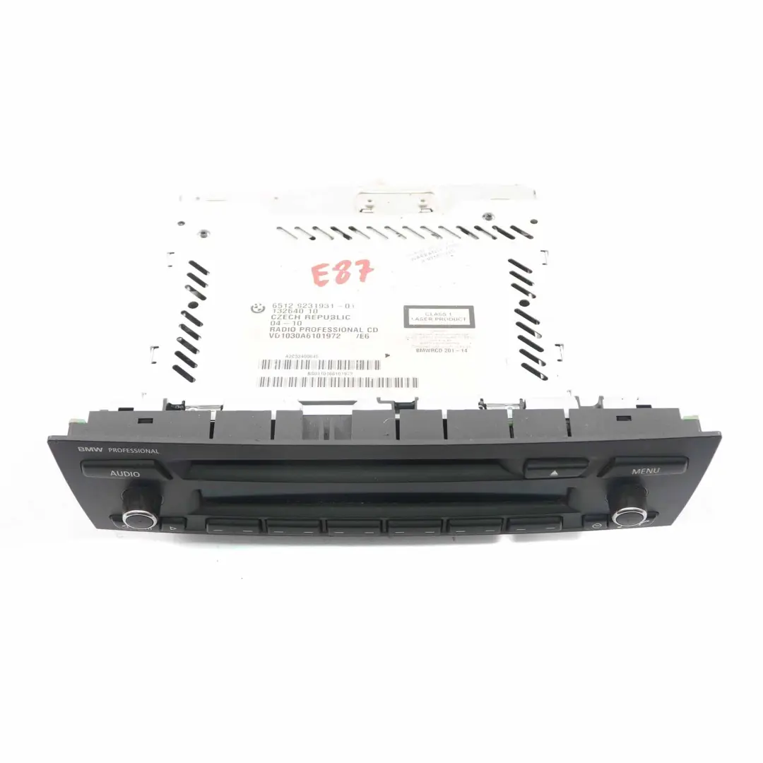 Radio CD Player Professional Unità controllo per BMW E81 E87 E90 E91 E92 E93 con numero di parte 9231931 BMW E81 E87 E90 E91 E92 E93 Radio CD Player Professional Unità controllo - SKU 9231931 - Numero di parte 9231931