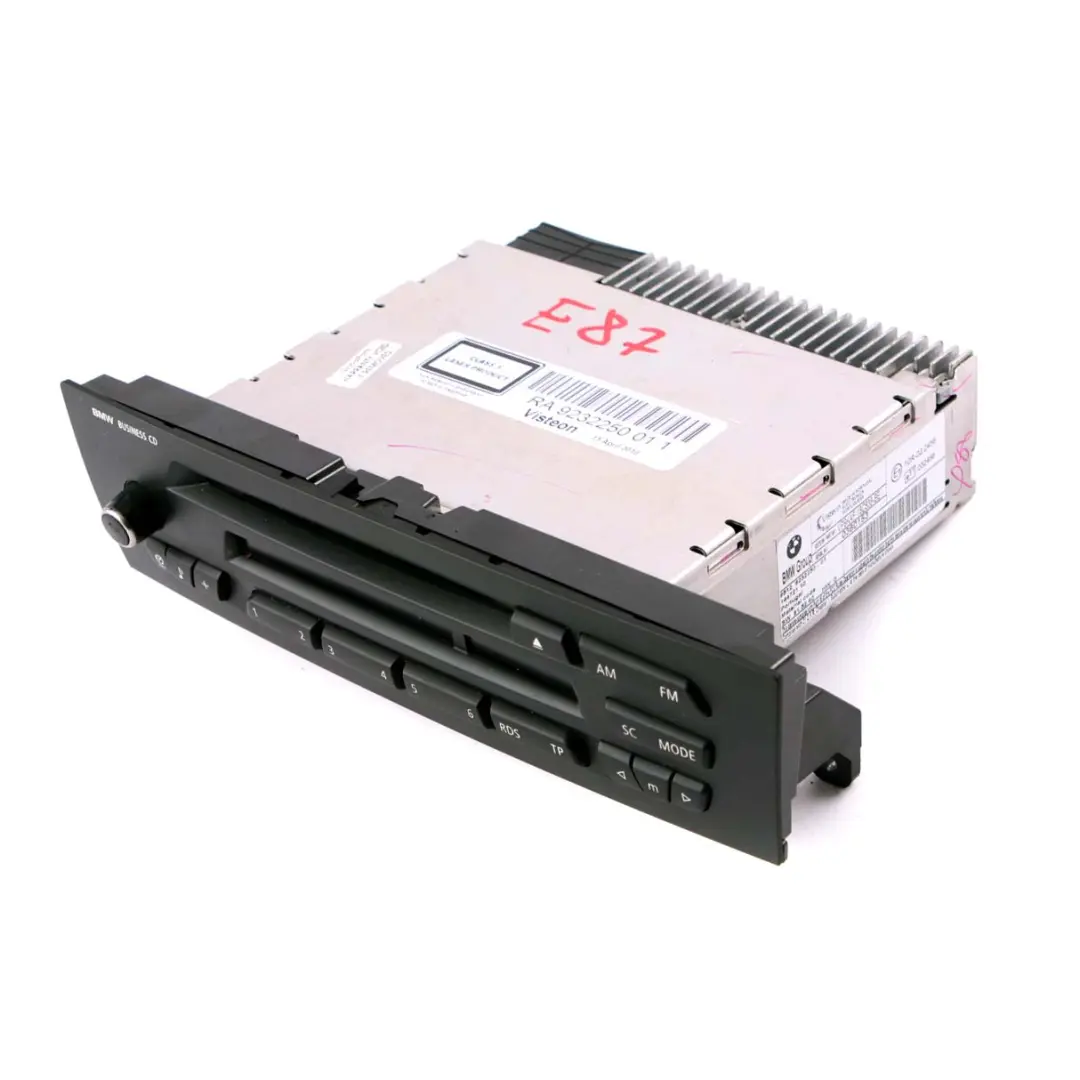 Radio BMW Business CD Player Control Unit to BMW 1 3 E81 E87 E90 E91 with Part number 9232250 BMW 1 3 E81 E87 E90 E91 Radio BMW Business CD Player Control Unit - SKU 9232250 - Part number 9232250