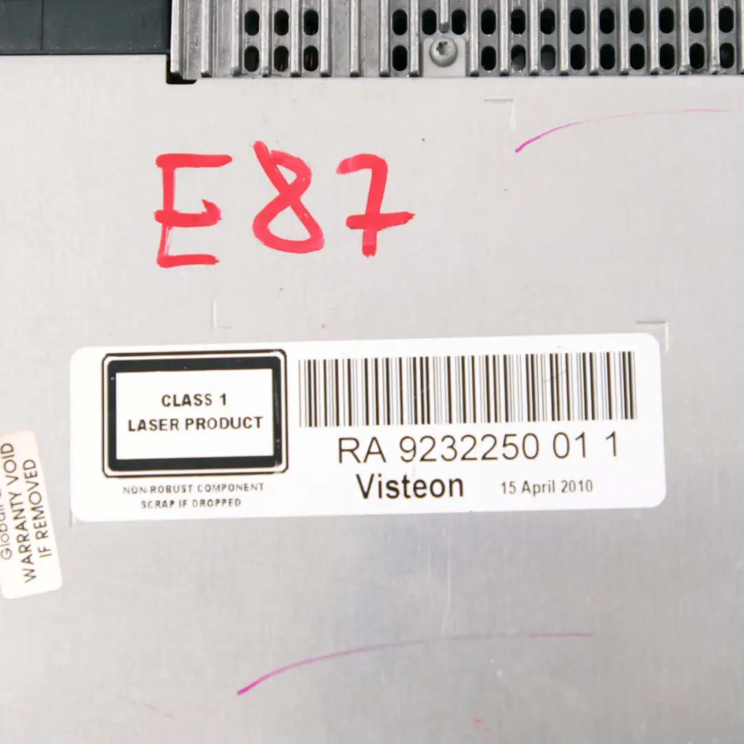 Radio BMW Business CD Player Control Unit to BMW 1 3 E81 E87 E90 E91 with Part number 9232250 BMW 1 3 E81 E87 E90 E91 Radio BMW Business CD Player Control Unit - SKU 9232250 - Part number 9232250