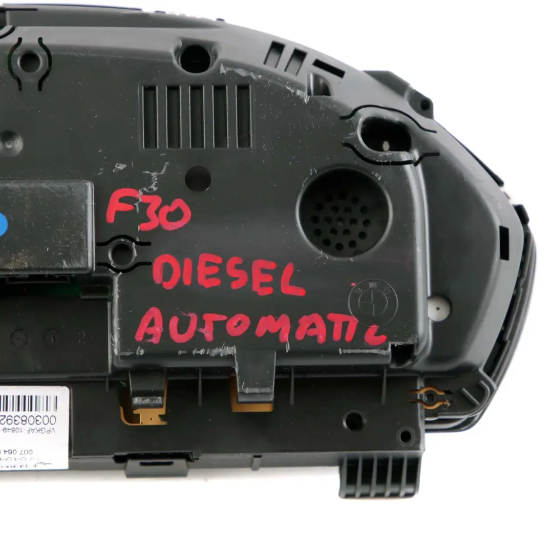  £BMW 3 Series F30 F31 Diesel Instrument Cluster Speedo Clocks Automatic 9232893 - SKU rhd-9232893-1 - Part number 8718257