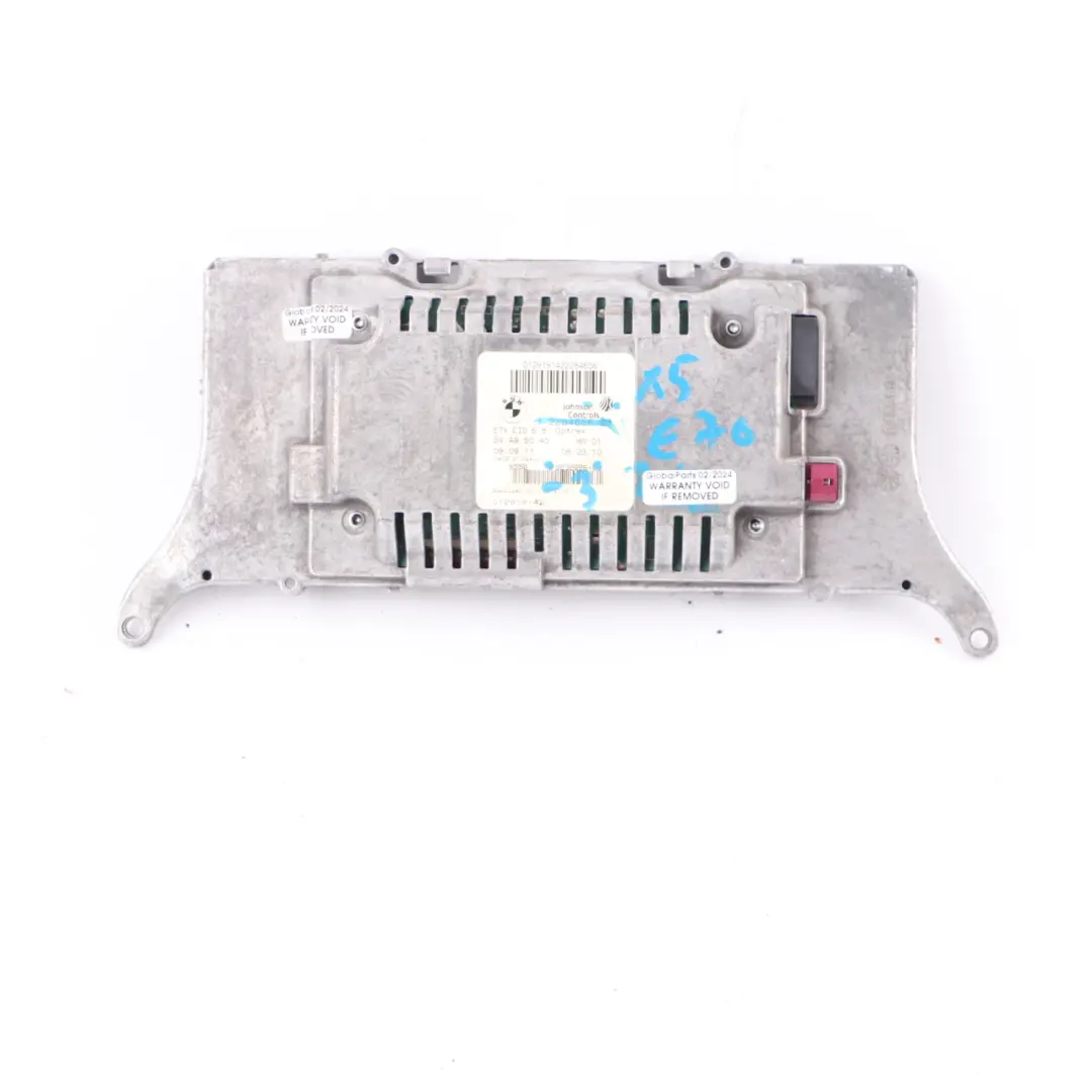  Dashboard Monitor BMW X5 E70 X6 E71 Onboard Display Screen 8,8" Unit - SKU 9232896-3 - Part number 9232896
