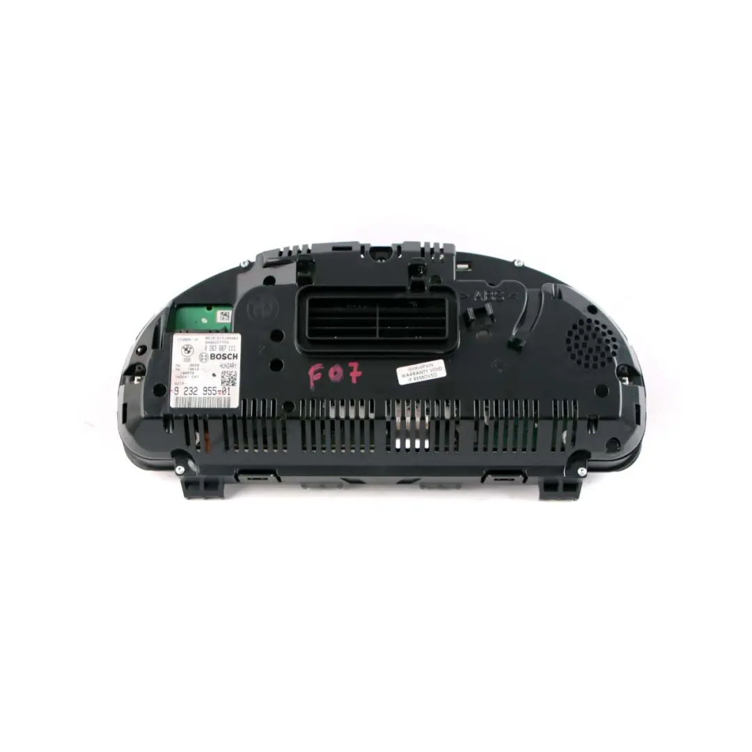 Instrument Cluster Speedo Clocks Automatic to BMW 5 7 F01 F07 GT F10 Diesel with Part number 9232955 BMW 5 7 F01 F07 GT F10 Diesel Instrument Cluster Speedo Clocks Automatic - SKU 9232955 - Part number 9232955