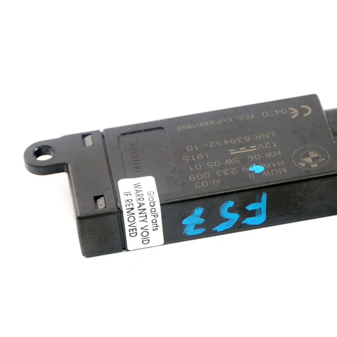 BMW 4 Series F33 F83 M4 Convertible DWA-Alarm System Module Unit ECU - SKU 9233009 - Part number 9233009