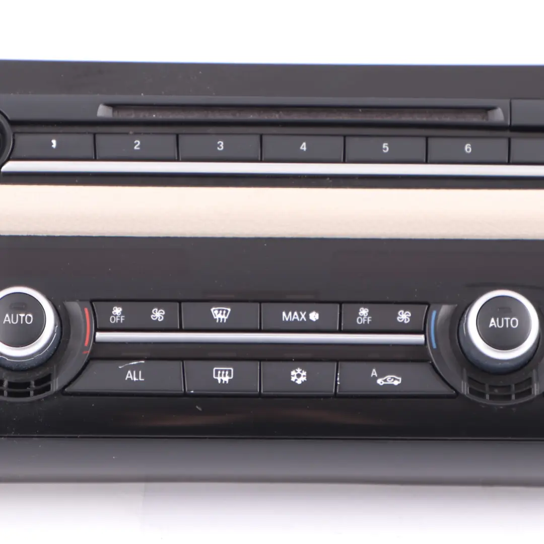 Conditioning Panel BMW F10 F11 Radio A/C Switch Control Unit Oyster to Air with Part number 9233632 Air Conditioning Panel BMW F10 F11 Radio A/C Switch Control Unit Oyster - SKU 9233632 - Part number 9233632