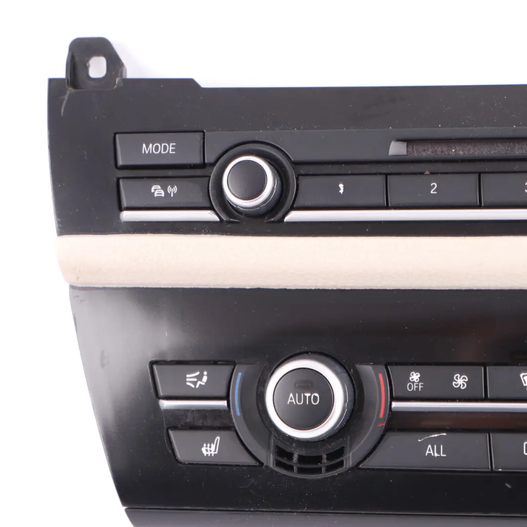 Conditioning Panel BMW F10 F11 Radio A/C Switch Control Unit Oyster to Air with Part number 9233632 Air Conditioning Panel BMW F10 F11 Radio A/C Switch Control Unit Oyster - SKU 9233632 - Part number 9233632