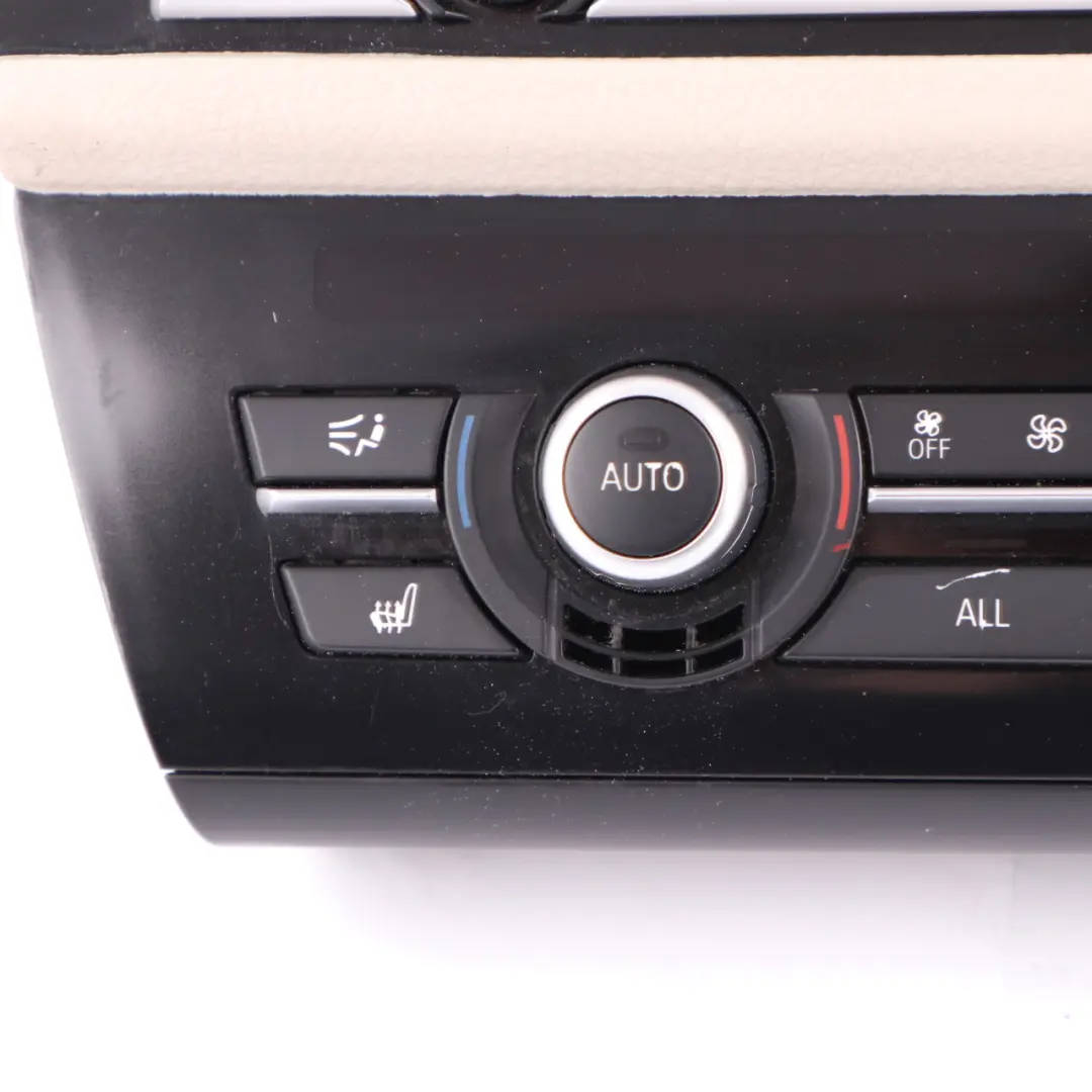 Air Conditioning Panel BMW F10 F11 Radio A/C Switch Control Unit Oyster - SKU 9233632 - Part number 9233632