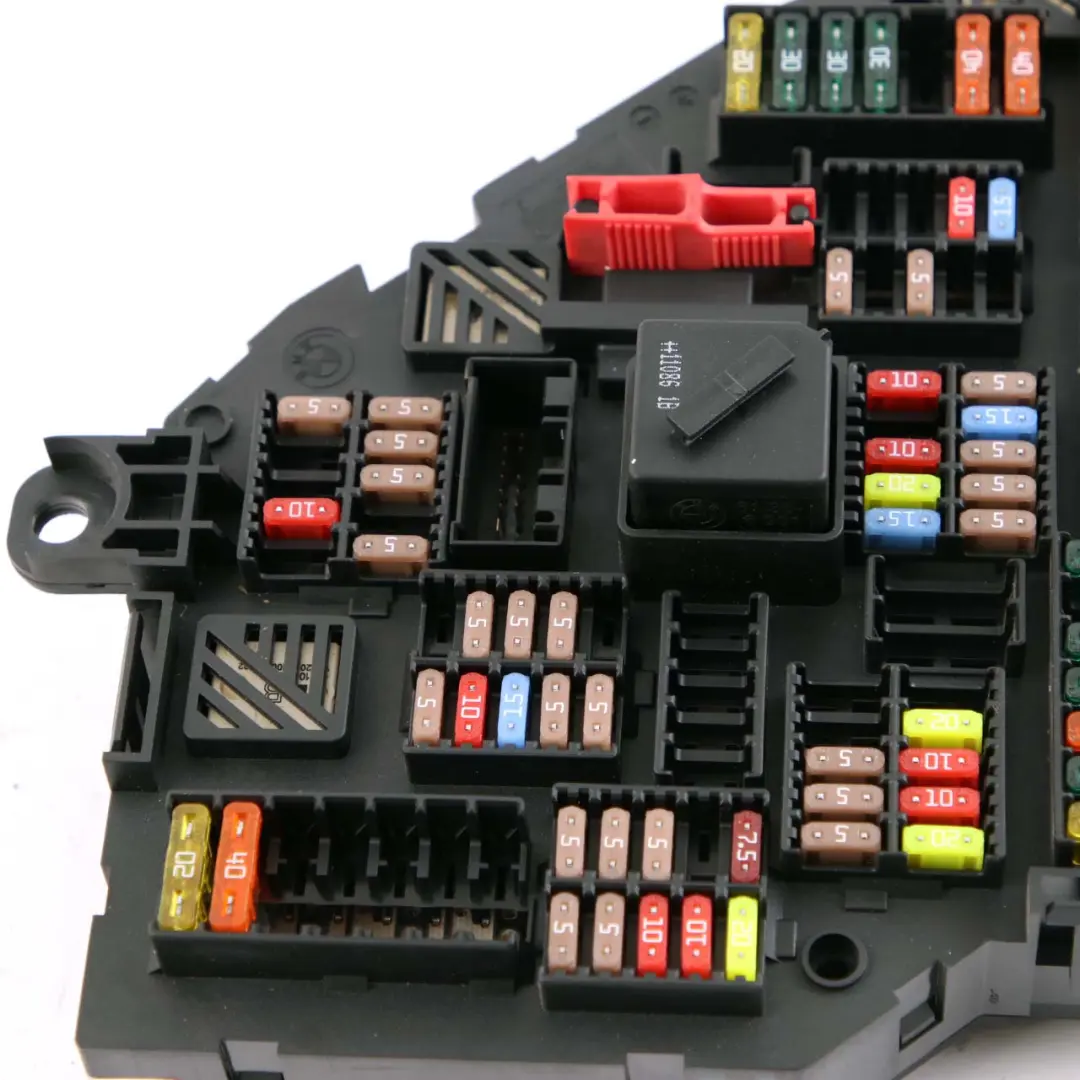 BMW 5 7 F01 F02 F10 F11 Rear Power Distribution Fuse Relay Box - SKU 9234423 - Part number 9234423