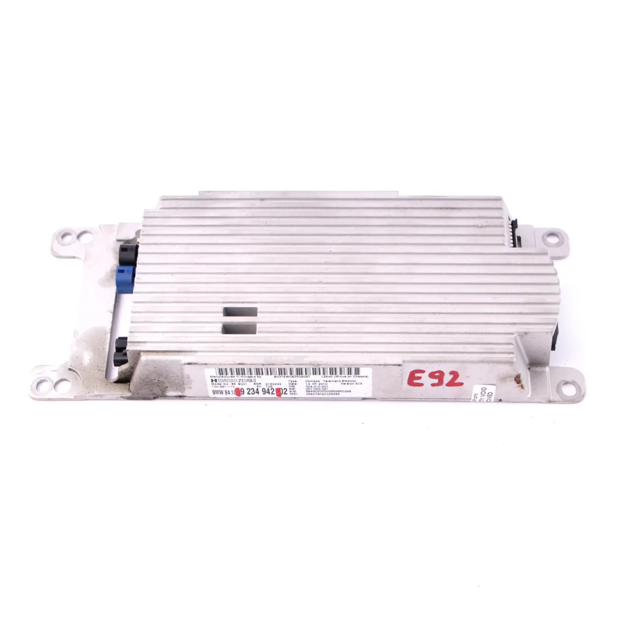 Telematics Module BMW E81 E87 E90 E91 E92 LCI Combox Navigation 9234942