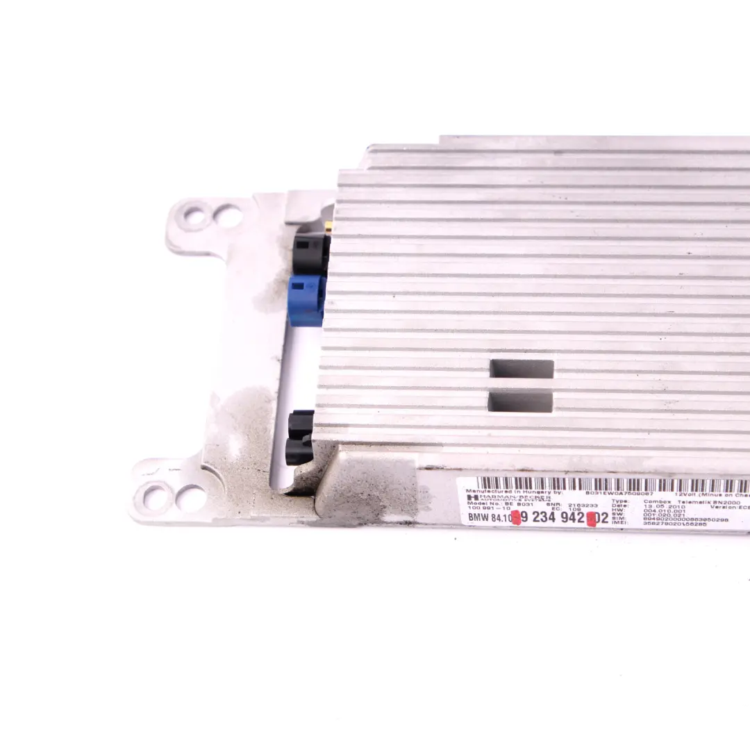 Combox Modulo Telematico Navigazione per BMW E81 E87 E90 E91 E92 LCI con numero di parte 9234942 BMW E81 E87 E90 E91 E92 LCI Combox Modulo Telematico Navigazione - SKU 9234942 - Numero di parte 9234942