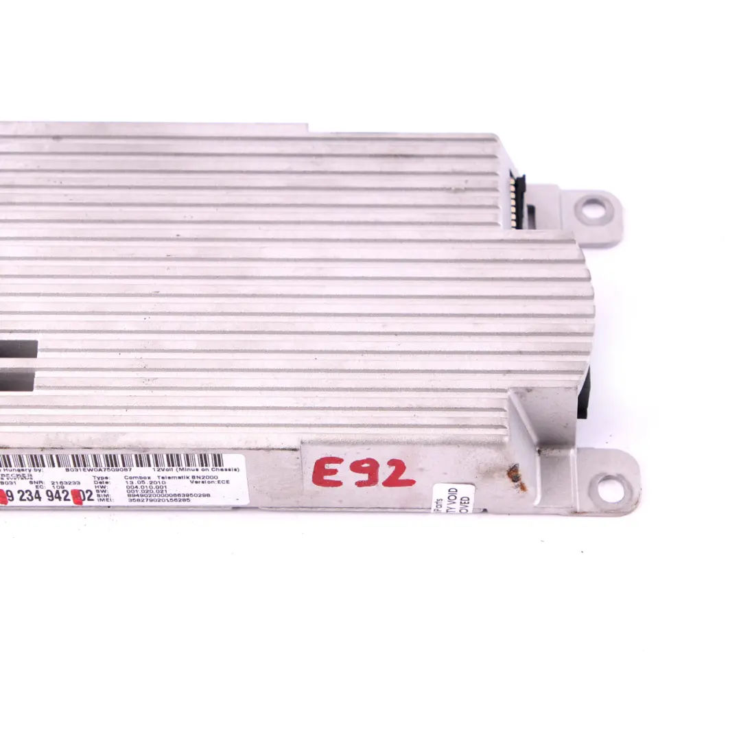 Combox Moduł Telematics do BMW E81 E87 E90 E91 E92 LCI o numerze 9234942 BMW E81 E87 E90 E91 E92 LCI Combox Moduł Telematics - SKU 9234942 - Numer Części 9234942