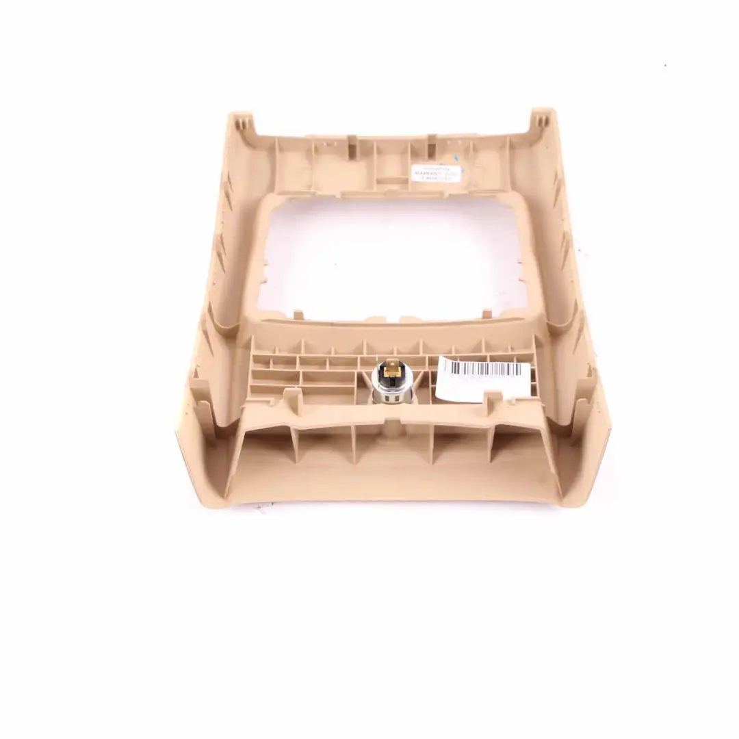 Trim Centre Console BMW F30 F31 F32 Covering Rear Veneto Beige Lighter to with Part number 9235493 Trim Centre Console BMW F30 F31 F32 Covering Rear Veneto Beige Lighter - SKU 9235493-1 - Part number 9235493