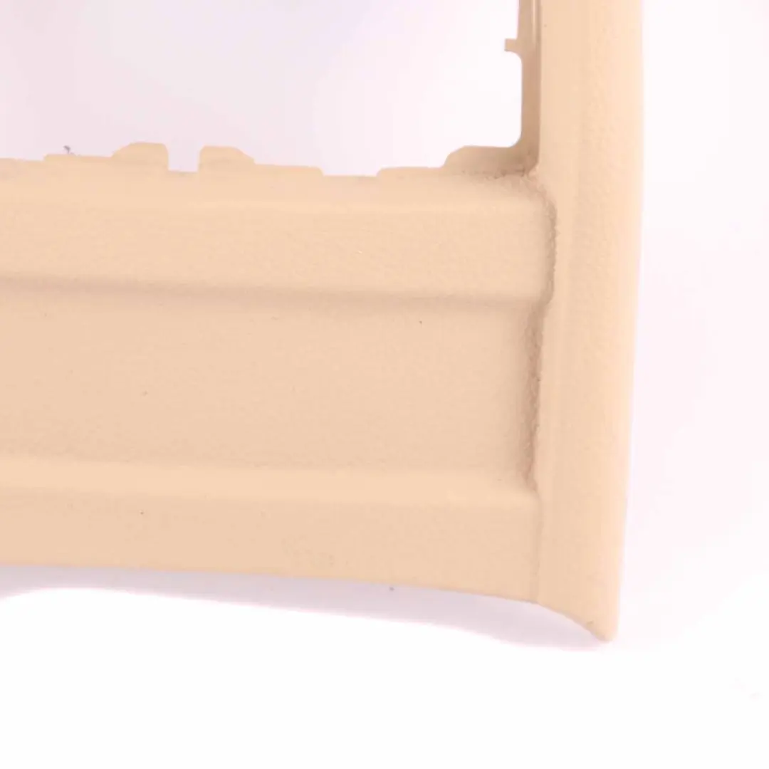 Trim Centre Console BMW F30 F31 F32 Covering Rear Veneto Beige 9218908 to with Part number 9235493 Trim Centre Console BMW F30 F31 F32 Covering Rear Veneto Beige 9218908 - SKU 9235493 - Part number 9235493