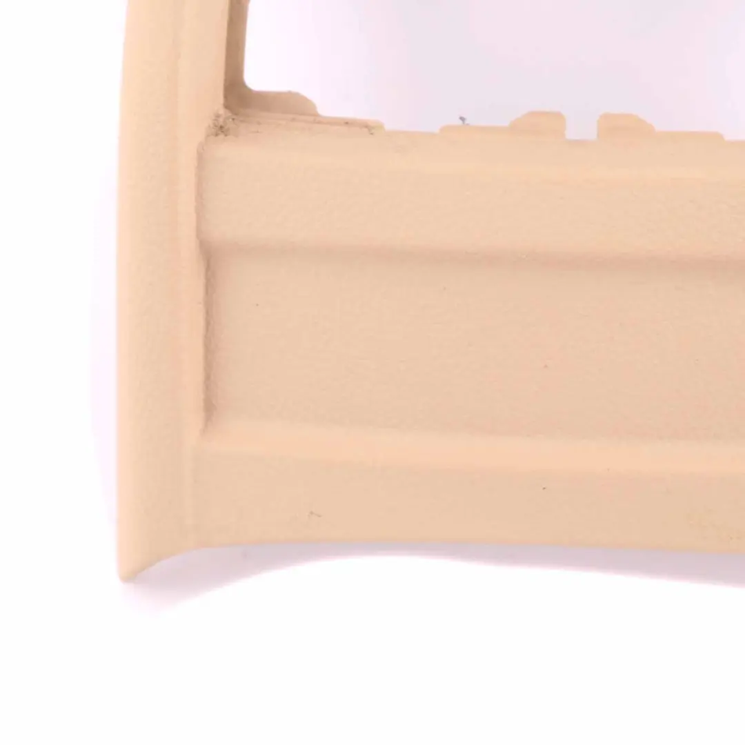 Trim Centre Console BMW F30 F31 F32 Covering Rear Veneto Beige 9218908 to with Part number 9235493 Trim Centre Console BMW F30 F31 F32 Covering Rear Veneto Beige 9218908 - SKU 9235493 - Part number 9235493