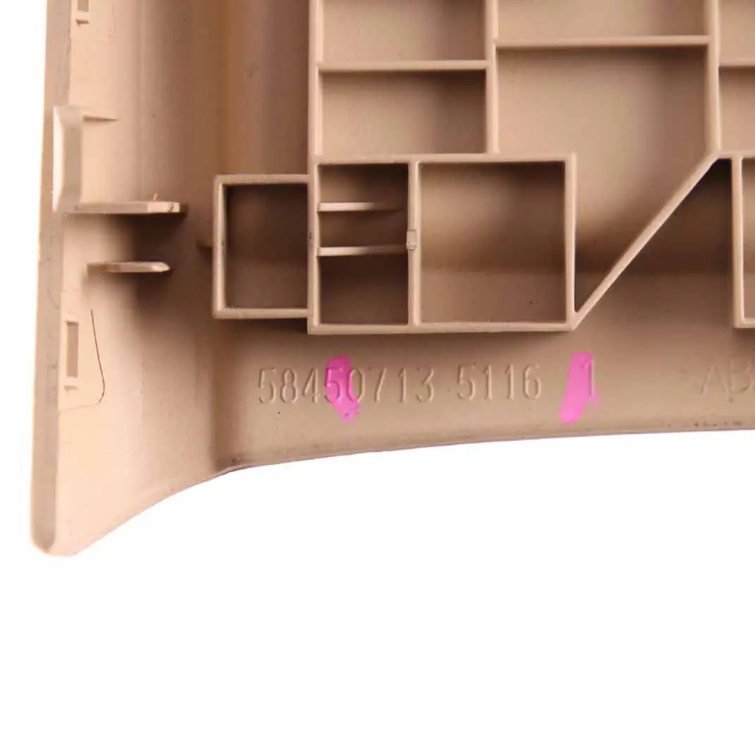 Trim Centre Console BMW F30 F31 F32 Covering Rear Veneto Beige 9218908 to with Part number 9235493 Trim Centre Console BMW F30 F31 F32 Covering Rear Veneto Beige 9218908 - SKU 9235493 - Part number 9235493