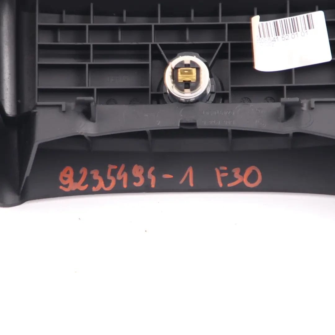 BMW 3 4 Series F30 F31 F32 Covering Rear Trim Centre Console Black 9218908 - SKU 9235494-1 - Part number 9235494
