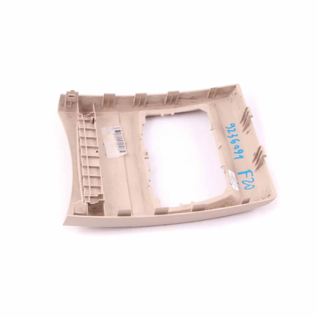 Trim Centre Console BMW F20 F21 F22 Rear Cover Covering Oyster - SKU 9236091 - Part number 9236091