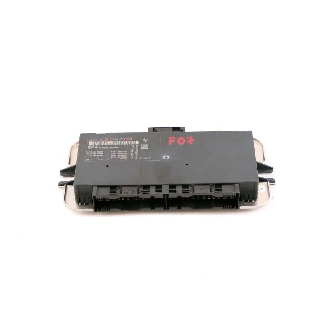 BMW F07 GT Light Control Footwell Module Unit ECU FRM III - SKU 9236459 - Part number 9236459