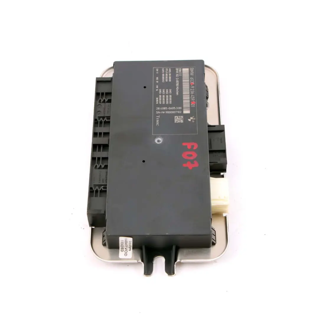 BMW F07 GT Light Control Footwell Module Unit ECU FRM III - SKU 9236459 - Part number 9236459