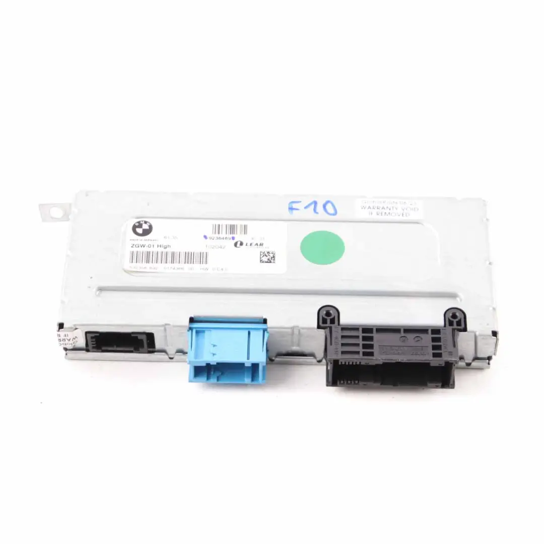  Gateway Module BMW F10 F11 Central Control Unit Lear ZGW-01 High - SKU 9236469 - Part number 9236469