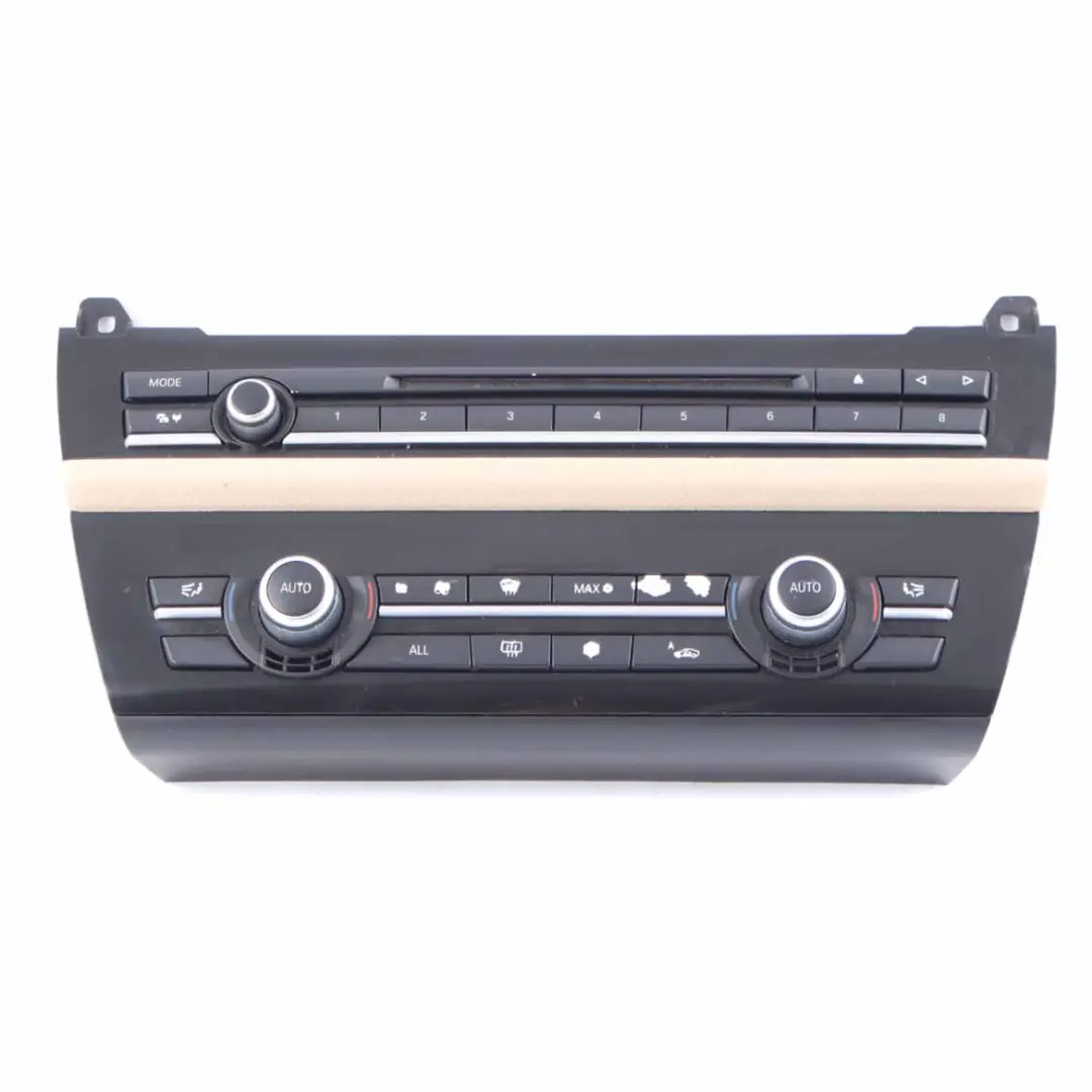 Conditioning Panel BMW F10 F11 Radio A/C Switch Control Unit to Air with Part number 9236478 Air Conditioning Panel BMW F10 F11 Radio A/C Switch Control Unit - SKU 9236478 - Part number 9236478