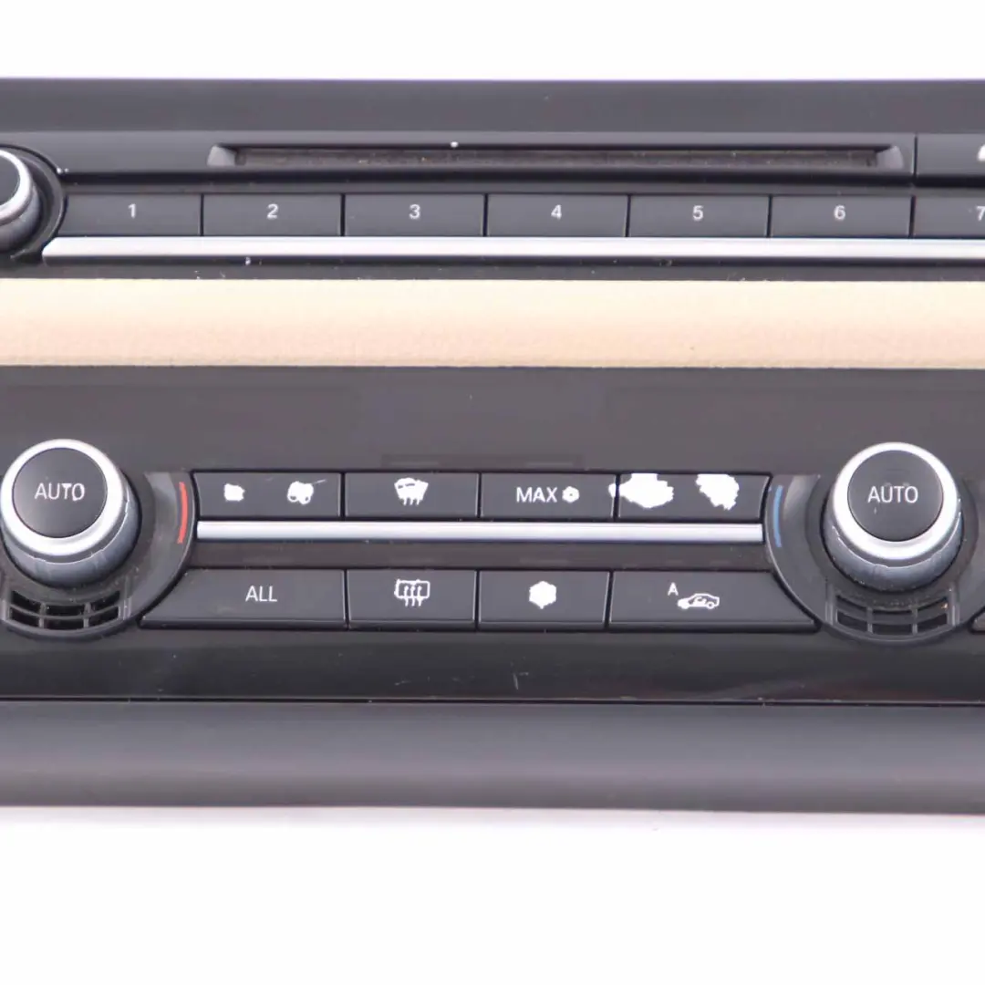 Conditioning Panel BMW F10 F11 Radio A/C Switch Control Unit to Air with Part number 9236478 Air Conditioning Panel BMW F10 F11 Radio A/C Switch Control Unit - SKU 9236478 - Part number 9236478