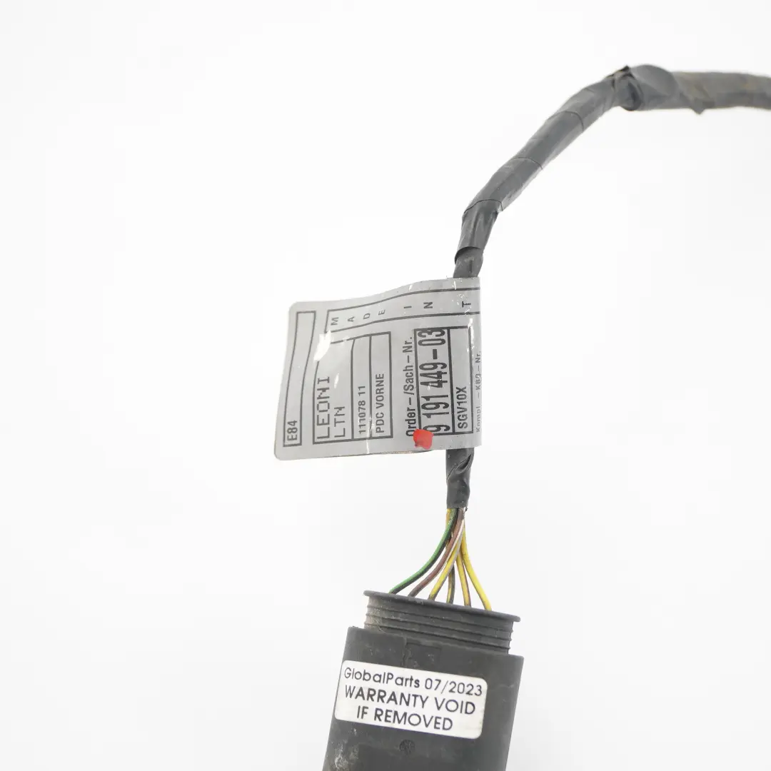 BMW X1 E84 Arnés Cables Parachoques Delantero Sensores Aparcamiento PDC 9191449 - SKU 9236520 - Número de pieza 9236520
