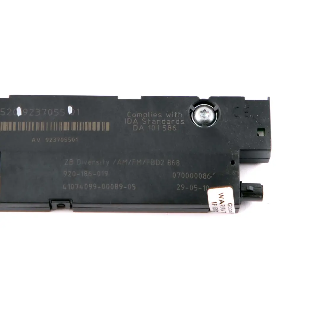 Antenna Diversity BMW F07 GT Control Unit Module Aeral Amplifier 868 MHZ to with Part number 9237055 Antenna Diversity BMW F07 GT Control Unit Module Aeral Amplifier 868 MHZ - SKU 9237055 - Part number 9237055