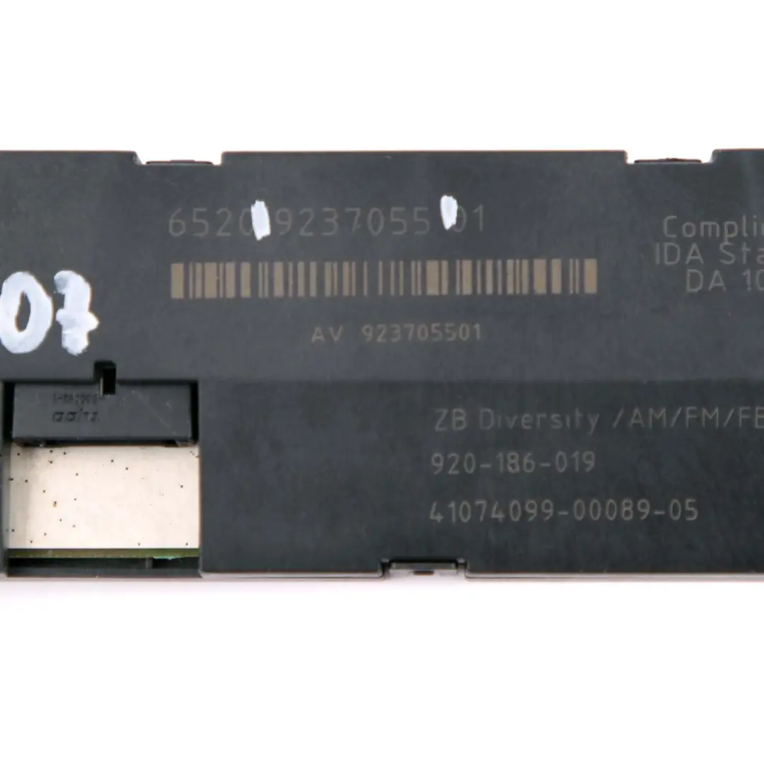 Antenna Diversity BMW F07 GT Control Unit Module Aeral Amplifier 868 MHZ to with Part number 9237055 Antenna Diversity BMW F07 GT Control Unit Module Aeral Amplifier 868 MHZ - SKU 9237055 - Part number 9237055