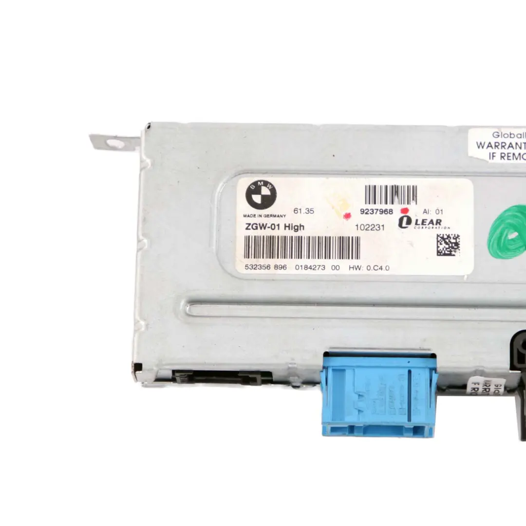 BMW F07 GT Central Gateway Module ECU Control Unit Lear ZGW-01 High - SKU 9237968 - Part number 9237968