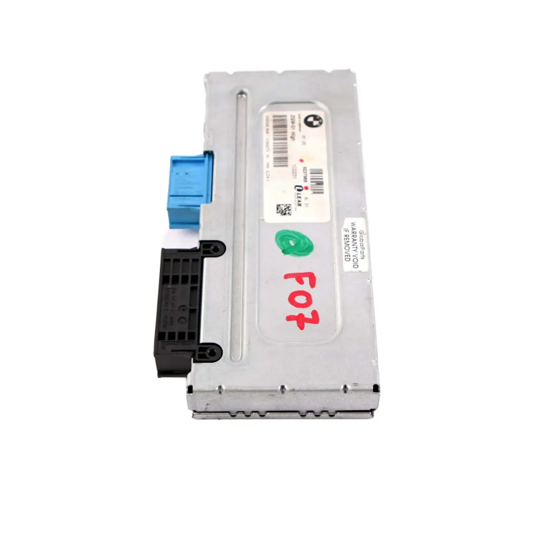 BMW F07 GT Central Gateway Module ECU Control Unit Lear ZGW-01 High - SKU 9237968 - Part number 9237968