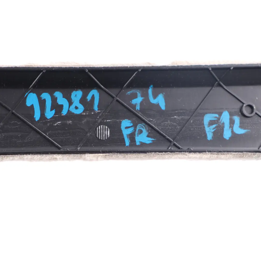 BMW F06 F12 F13 Trim Panel Center Console Front Right O/S Oyster 9197334 - SKU 9238174 - Part number 9238174