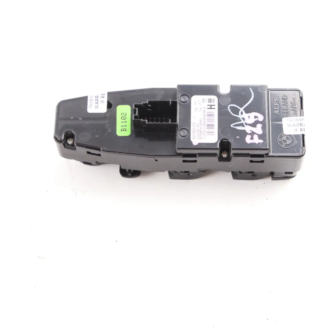  Window Lifter Switch BMW F10 F11 Driver's Side Control Unit Panel Module - SKU 9238239 - Part number 9238239