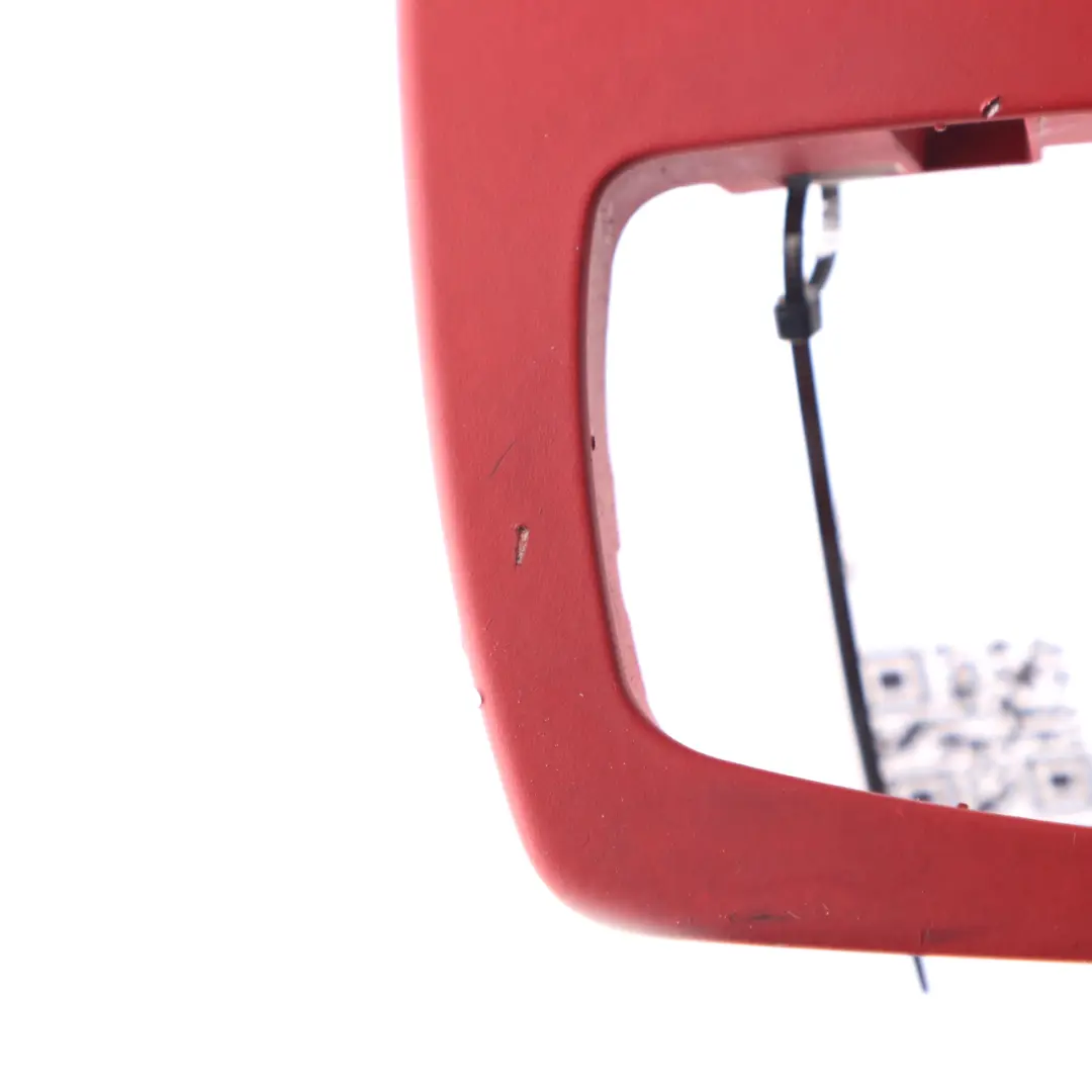 BMW F30 F31 F32 Headlight Switch Surround Trim Cover Light Control Red - SKU 9239295-2 - Part number 9218531