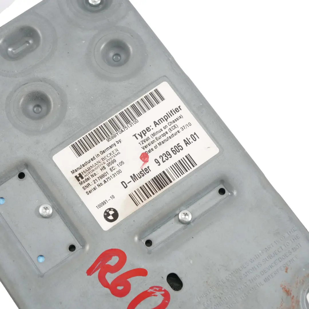 Amplifier Control Unit HiFi Audio Harman Kardon R57 R58 R61 to Mini R60 with Part number 9260949 Mini R60 Amplifier Control Unit HiFi Audio Harman Kardon R57 R58 R61 - SKU 9239605 - Part number 9260949