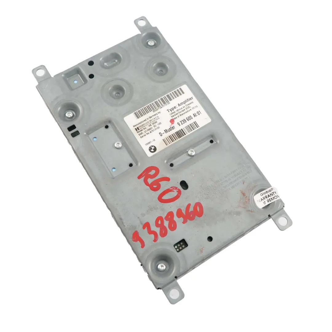 Verstärker Steuergerät HiFi Audio Harman Kardon für Mini R57 R58 R60 R61 mit Teilenummer 9260949 Mini R57 R58 R60 R61 Verstärker Steuergerät HiFi Audio Harman Kardon - SKU 9239605 - Teilenummer 9260949